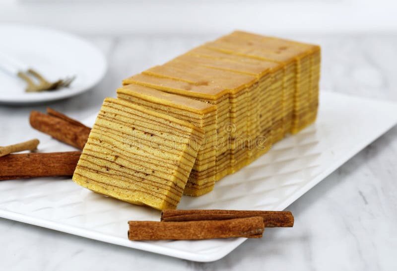 Lapis Legit Spekoek, Indonesian Layer Cake Stock Photo Image of