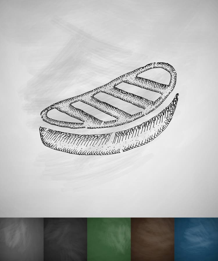 Lapje vleespictogram Hand getrokken vectorillustratie royalty-vrije illustratie Lapje vleespictogram Hand getrokken vectorillustratie royalty-vrije illustratie