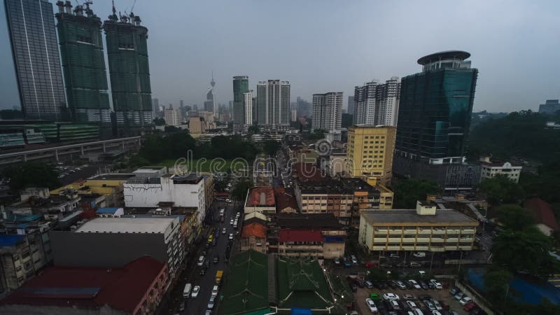 Lapso de tempo da cidade de Kuala Lumpur