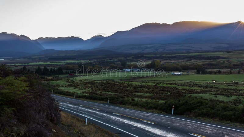 Lapso de tempo 4K do nascer do sol de Foirdland