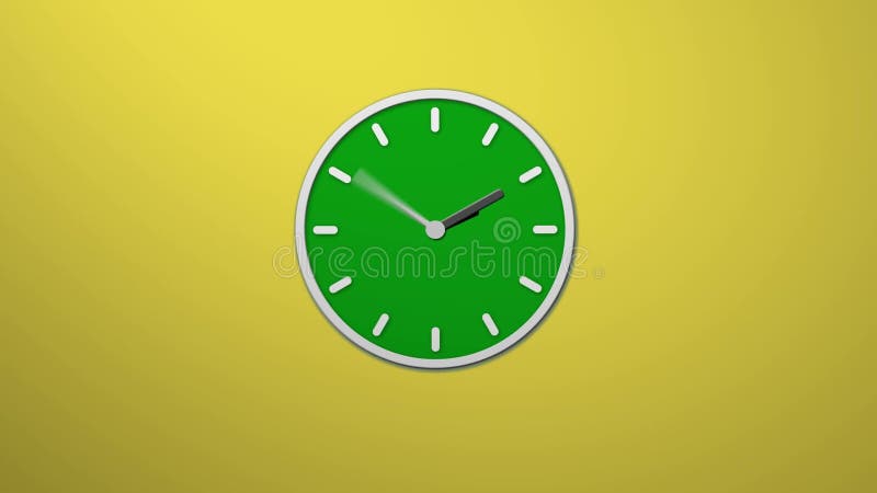 Lapso de tiempo animado de reloj