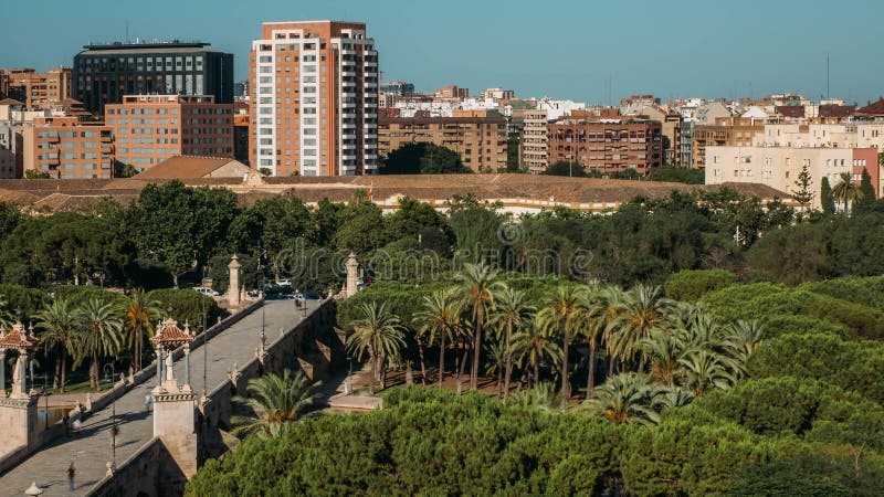 Lapso de tiempo de perk turia en valencia españa.