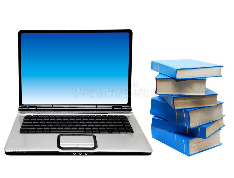 Modern laptop/ notebook computer over white. Laptop personal computer stock images, royalty-free photos and pictures