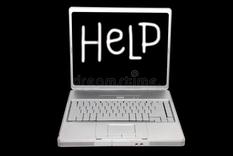 Laptop computer on the black background. Laptop personal computer stock images, royalty-free photos and pictures