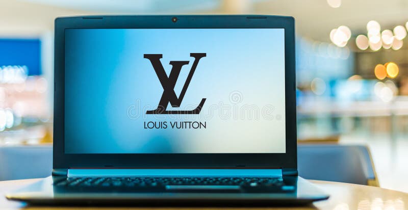 Louis Vuitton Logo Laptop Skins for Sale