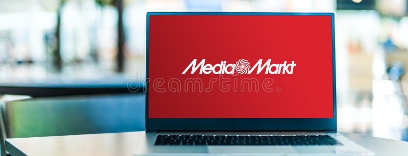 monster Waden Monografie Laptop Computer Displaying Logo of Media Markt Editorial Photography -  Image of laptop, screen: 209289827