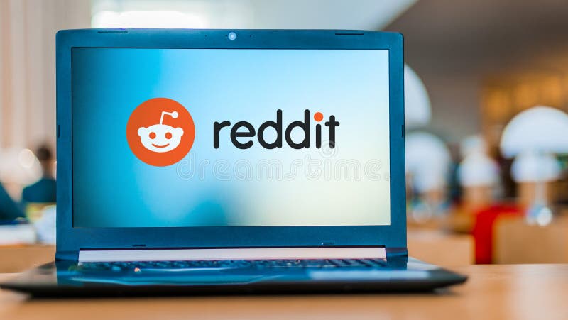 Laptop Computer Displaying Logo of Reddit Editorial Stock Image - Image of  online, discussion: 170083614