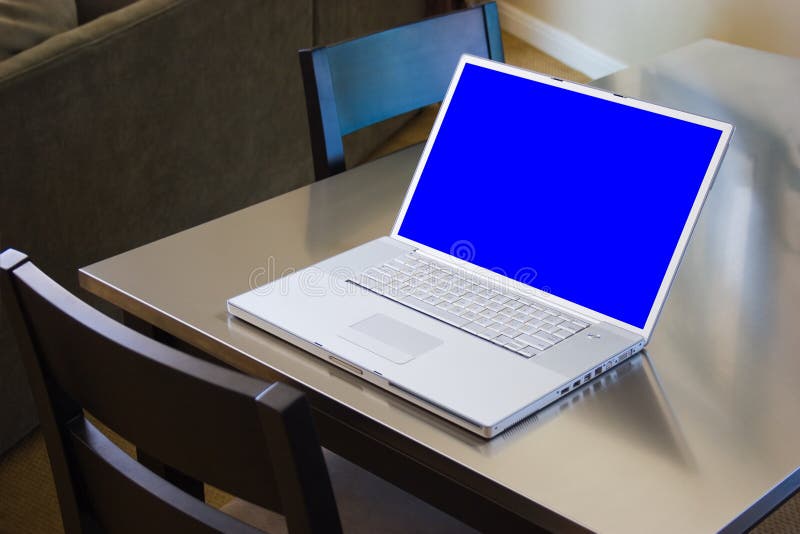 Laptop Computer On Table