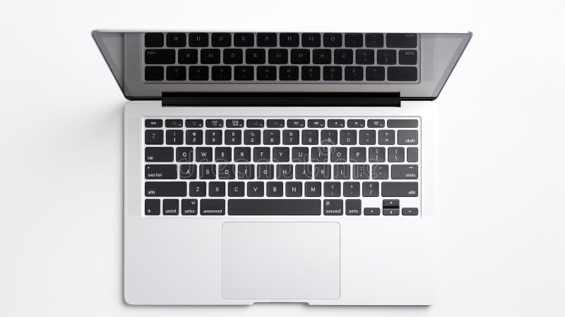 Laptop gol pe alb vector illustration