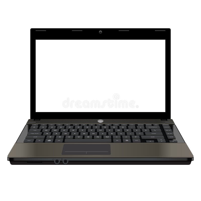 Laptop gol stock illustration