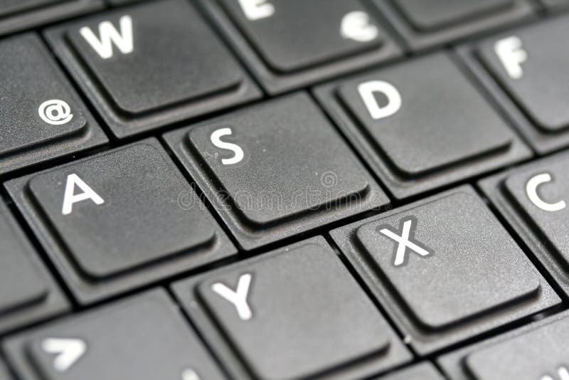 Laptop keys closeup stock photo. Image of plus, device 17605736