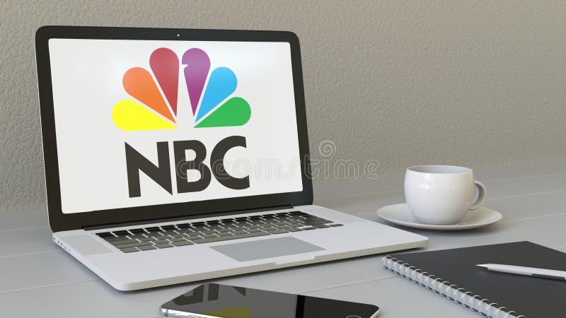 Laptop with National Broadcasting Company NBC Logo. Computer Technology Conceptual Editorial 3D Rendering Editorial Stock Image - Illustration of online, network: 87698989 Laptop with National Broadcasting Company NBC Logo. Computer Technology Conceptual Editorial 3D Rendering Editorial Stock Image - Illustration of online, network: 87698989