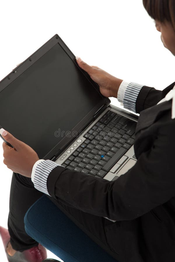 Laptop open