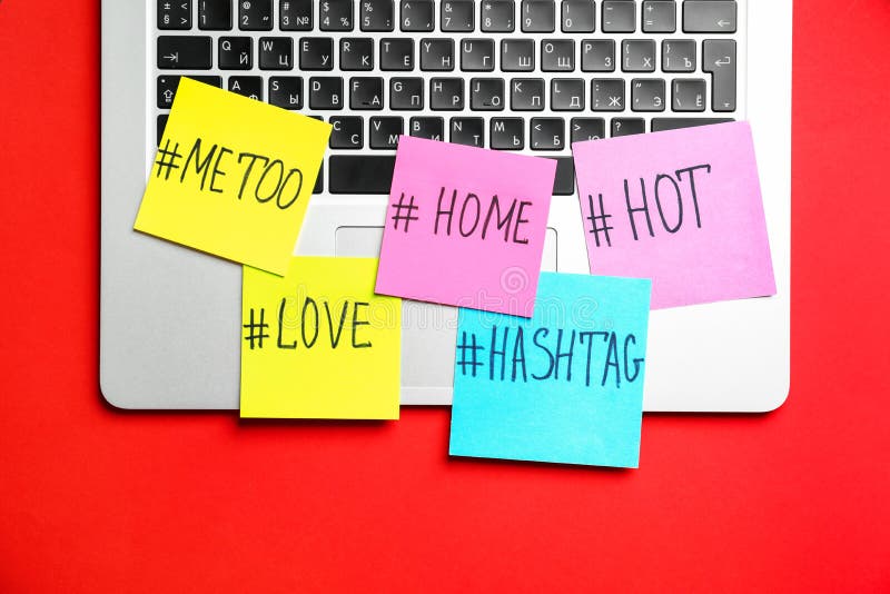 Me Too Hashtag Paper Note On Office Desk Editorial Stock Image Image