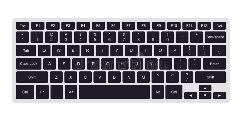 laptop keyboard layout printable