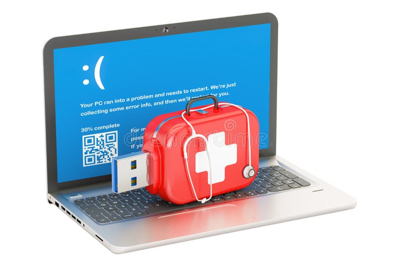Laptop, Reparatur und Servicekonzept Wiedergabe 3d vektor abbildung Laptop, Reparatur und Servicekonzept Wiedergabe 3d vektor abbildung