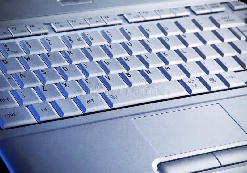Laptop toetsenbord royalty-vrije stock afbeelding Laptop toetsenbord royalty-vrije stock afbeelding