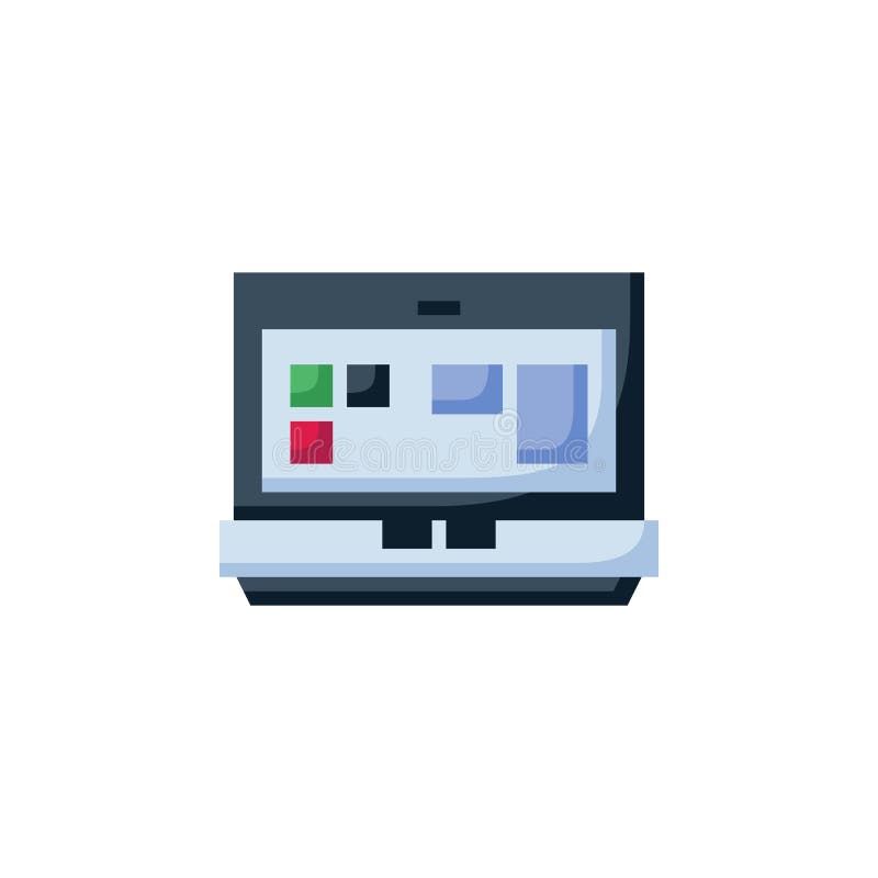 Laptop vector icon. computer component icon flat style. perfect use for logo, presentation, website, and more. simple modern icon vector illustration