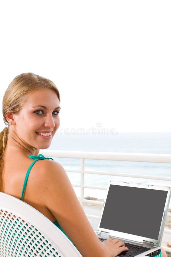 laptop woman στοκ φωτογραφία laptop woman στοκ φωτογραφία