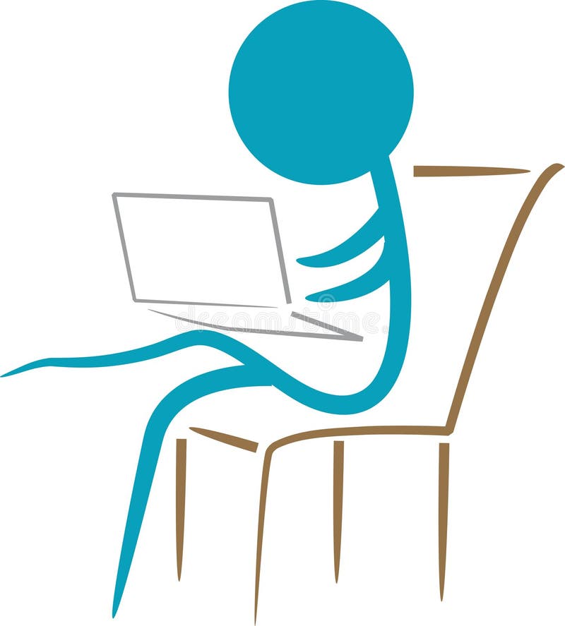 laptopu działanie royalty ilustracja laptopu działanie royalty ilustracja