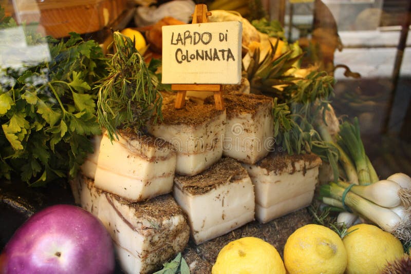 Lardo di Colonnata royalty free stock images Lardo di Colonnata royalty free stock images