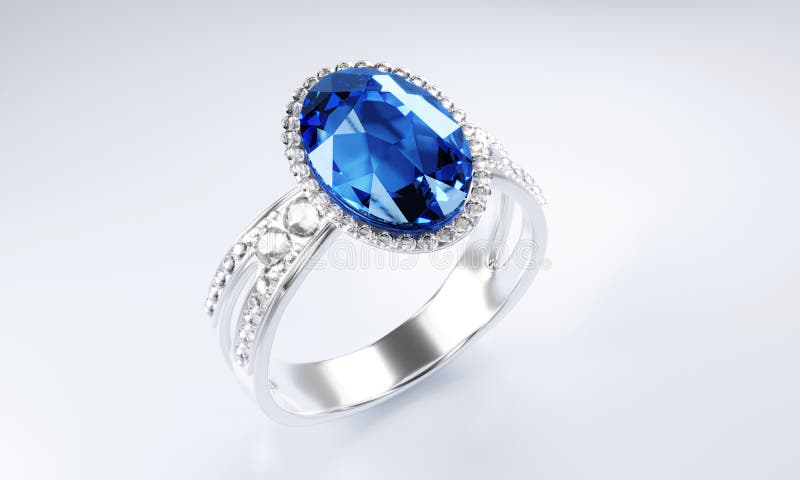 Buy Silver & Blue Rings for Women by Ornate Jewels Online | Ajio.com