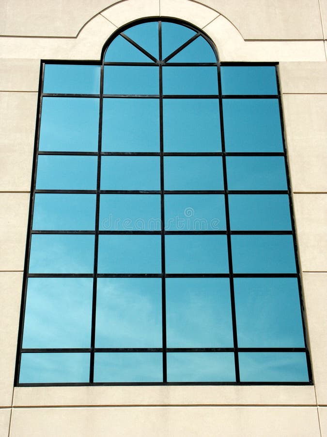Large blue window