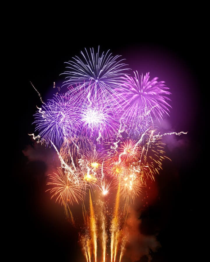 Large Fireworks Display royalty free stock photos