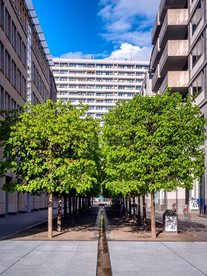 Large Buildings with Flats in Berlin, Germany Stock Image Image of
