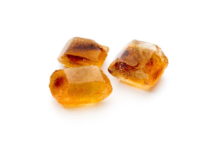 Large Caramelized Sugar on a White Background. Stock Image Image of