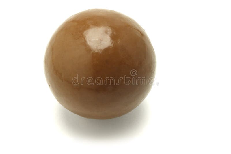 Large chocolate ball stock images