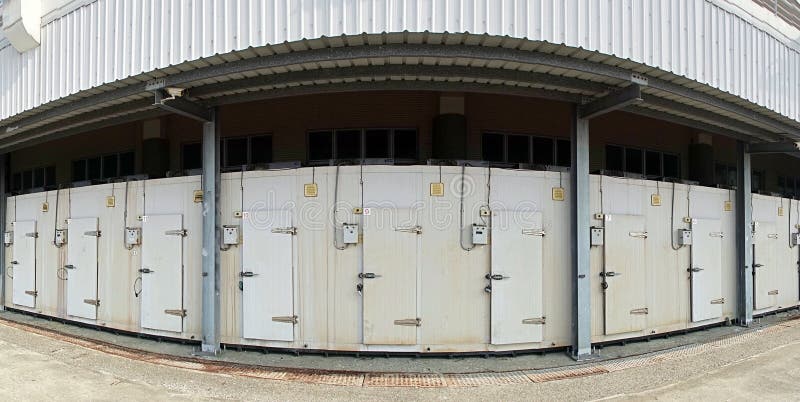 Large Cold Storage Facility stock images