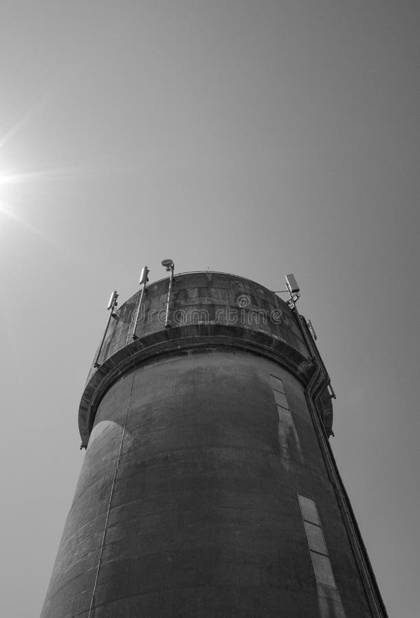 Water Tower Antennas stock photo. Image of ring, communication 237886