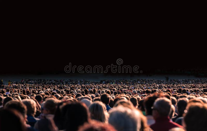 Large crowd of people