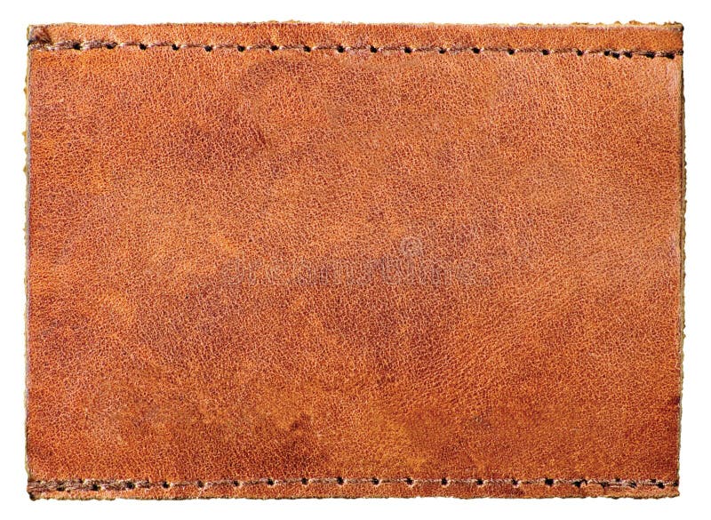 Large Empty Badge, Blank Natural Grained Leather Label Jeans Tag, Rustic Pattern Macro Background royalty free stock images Large Empty Badge, Blank Natural Grained Leather Label Jeans Tag, Rustic Pattern Macro Background royalty free stock images