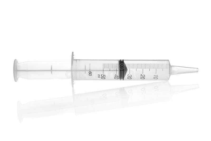 Large Feeding Syringe Isolated on White Stock Image Image of feeding, transparent 11973513