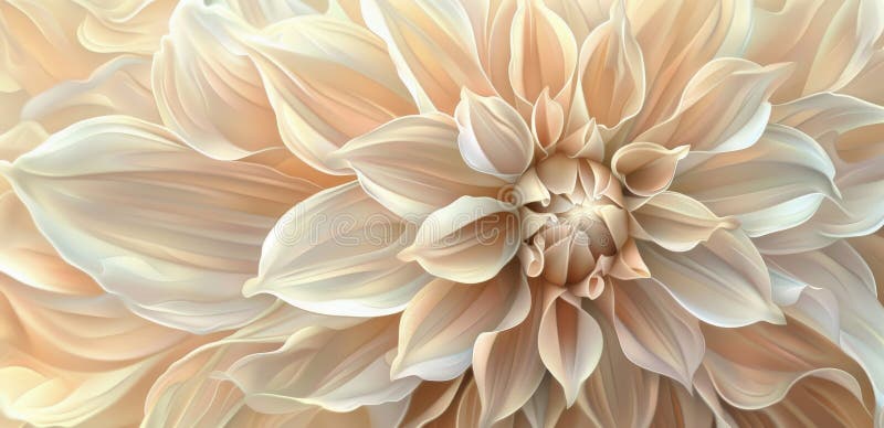 Large Flower Close Up on White Background royalty free stock image