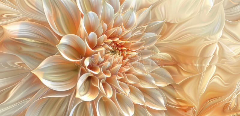 Large Flower Close Up on White Background stock images