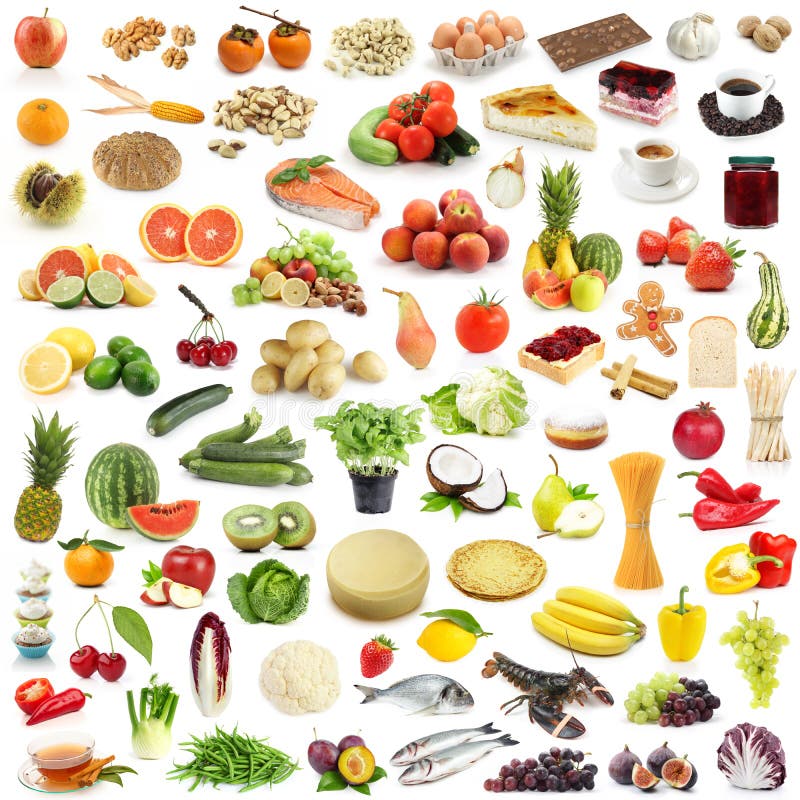 Large food collection stock images Large food collection stock images