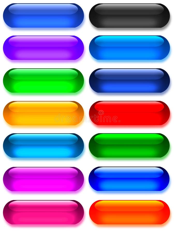 Large gel/glass buttons