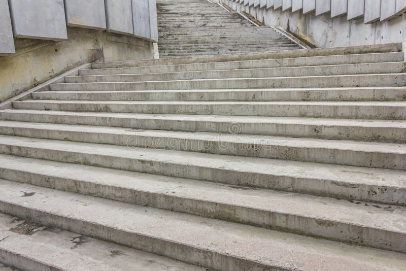 Large gray stone steps