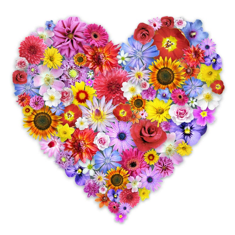 Large heart-shaped floral arrangement