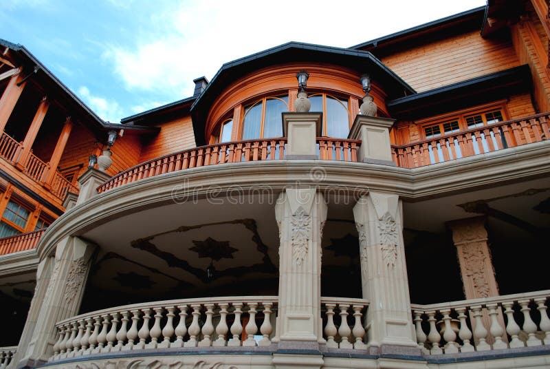 Large hunting lodge royalty free stock photos Large hunting lodge royalty free stock photos
