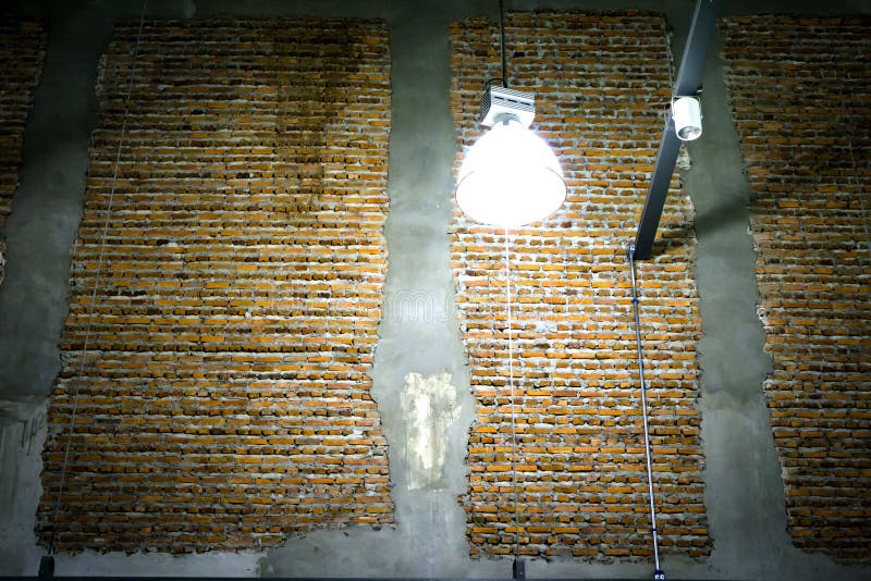 Large Lamp in the Warehouse Stock Image Image of dark, shadow 40750131