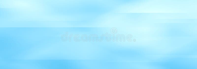 Large Light Blue Banner Wide Background Stock Illustration