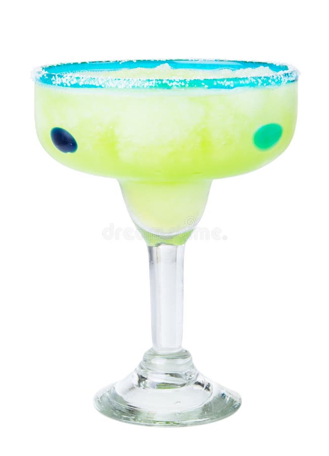 Large Margarita In Colorful Glass