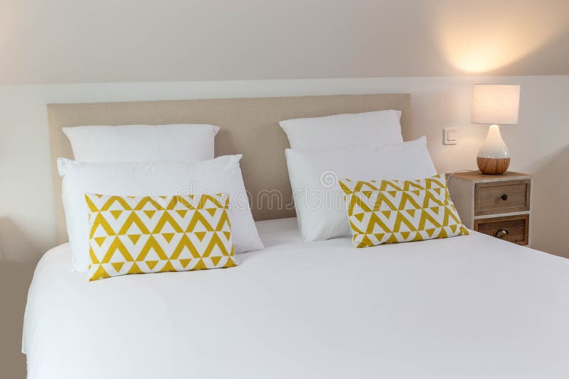 Large Modern Bed and Breakfast Room Stock Photo Image of rustic