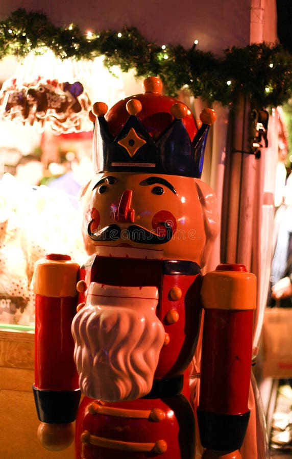Large Nutcracker at European Christmas Market Stock Photo Image of tourism, season 122023420