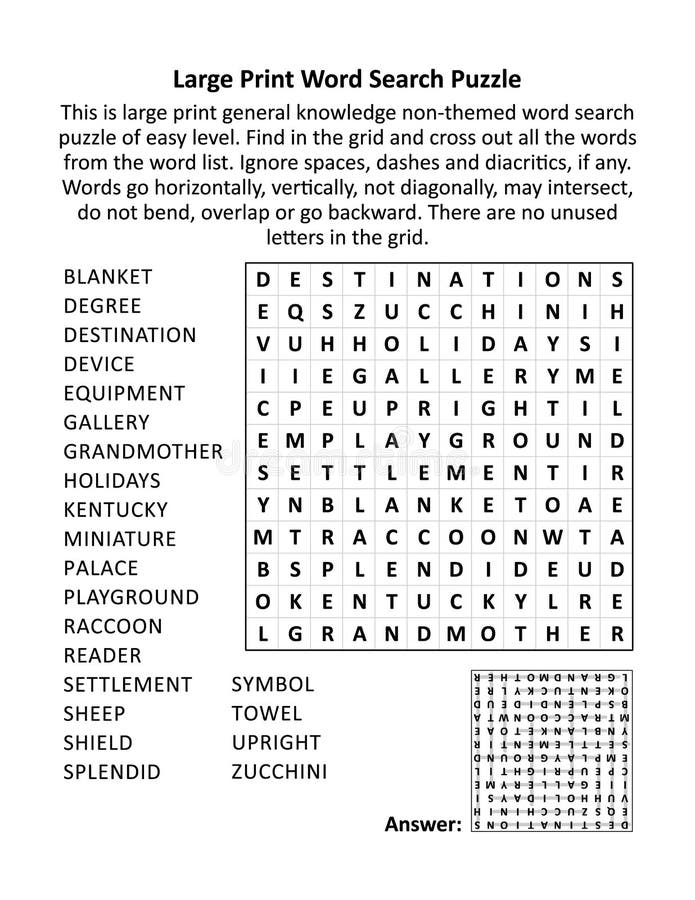 large print general knowledge word search puzzle stock vector illustration of learn family 183811314