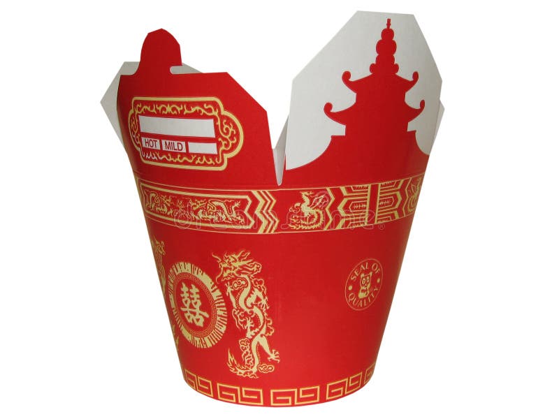 Large Red Chinese To Go Box